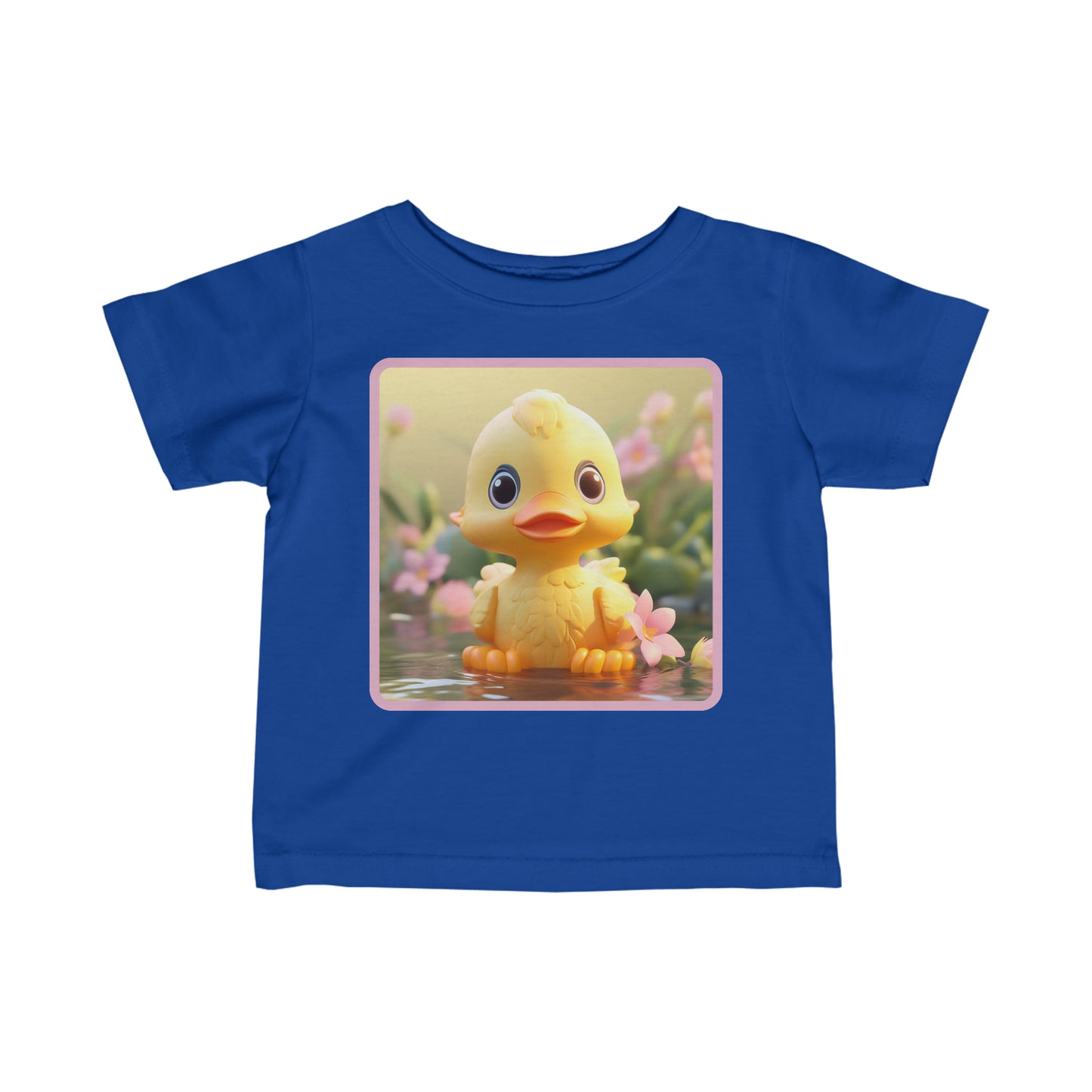 Infant Fine Jersey Tee Duck 1