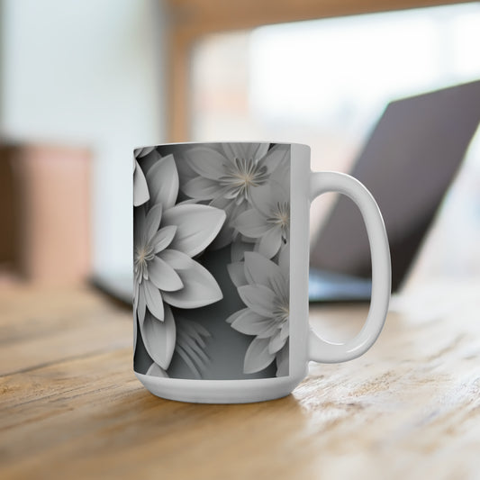 Ceramic Mug 15oz Floral 7