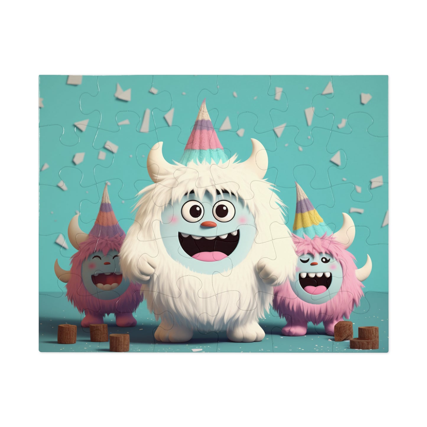 Jigsaw Puzzle (30, 110, 252, 500,1000-Piece) Yeti Kin Party 2