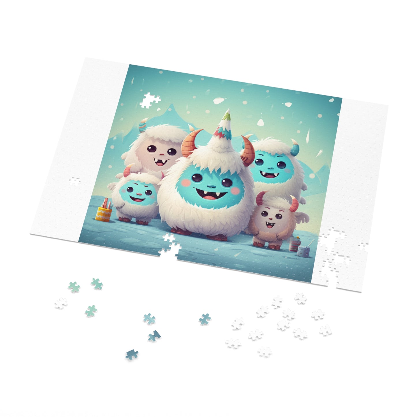 Jigsaw Puzzle (30, 110, 252, 500,1000-Piece) Yeti Kin Party 8