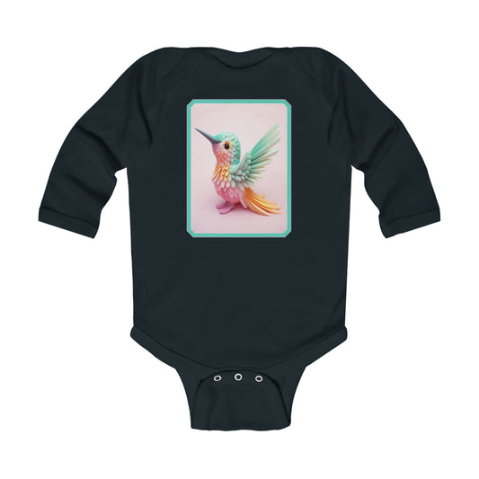 Infant Long Sleeve Bodysuit Hummingbird 2