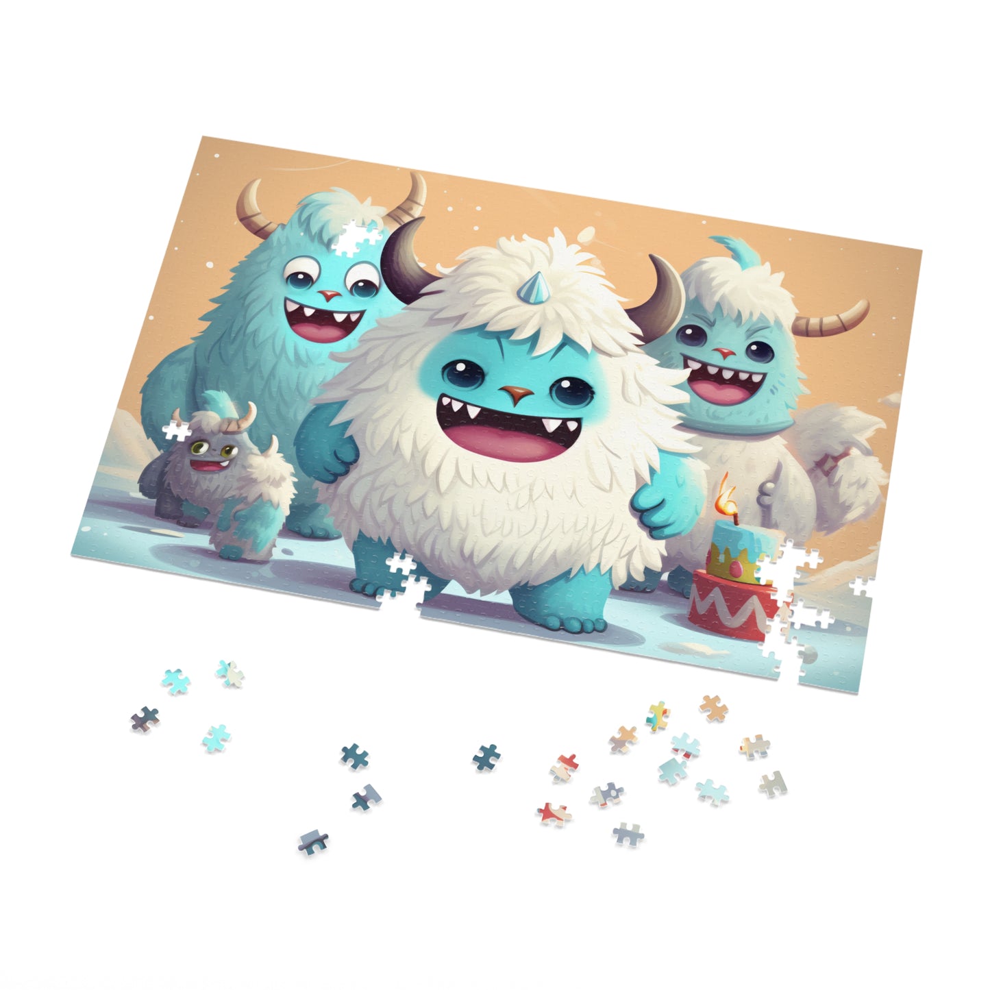 Jigsaw Puzzle (30, 110, 252, 500,1000-Piece) Yeti Kin Party 5