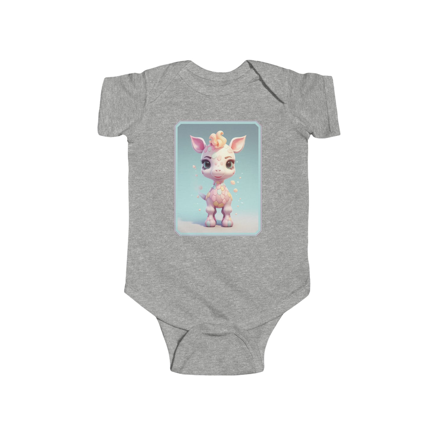 Infant Fine Jersey Bodysuit Giraffe