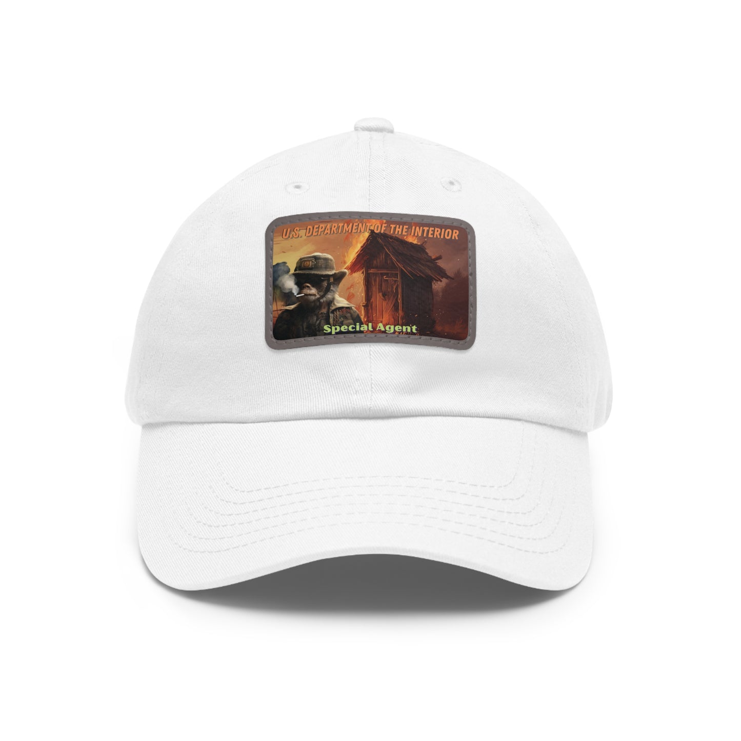 Dad Hat with Leather Patch (Rectangle) Department of the Interior Special Agent