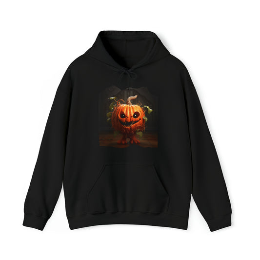 Mens and Womens Spooky Pumpkin Halloween Hoodie Sweatshirt