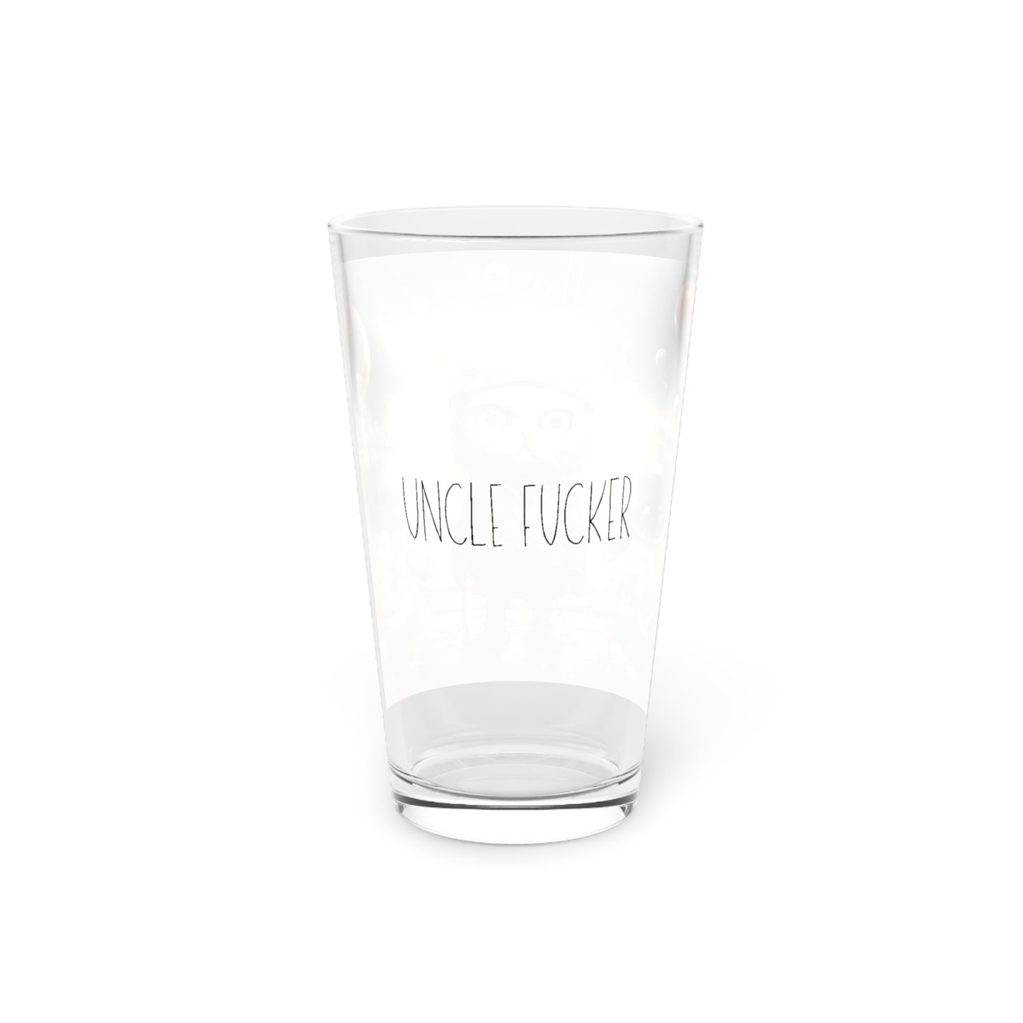 Uncle F'er Pint Glass, 16oz