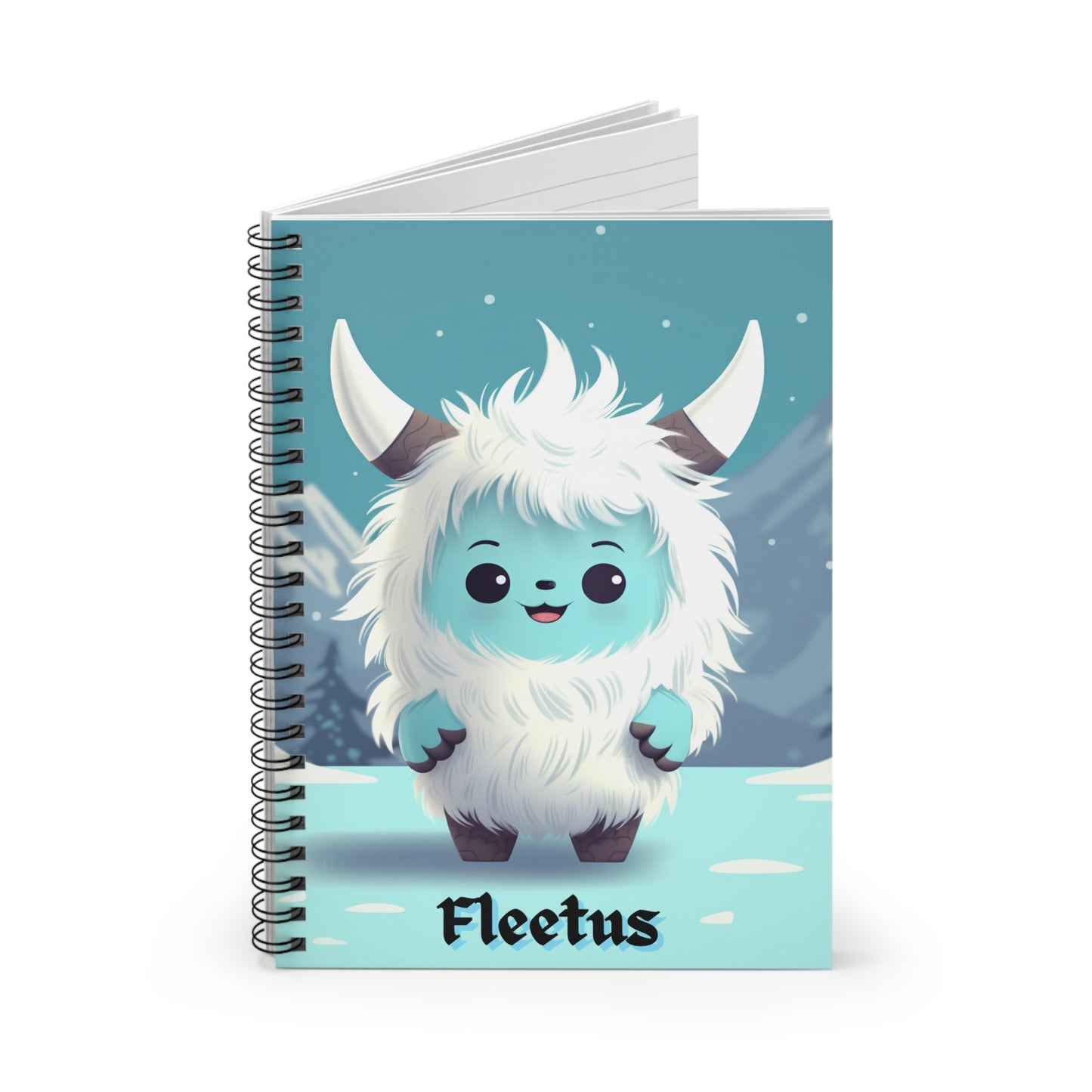 Spiral Notebook - Ruled Line Yeti Kin... Fleetus