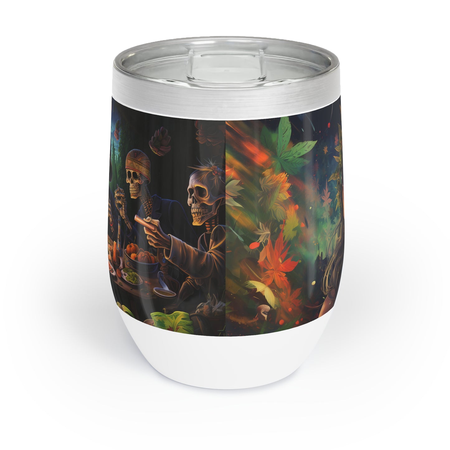 Chill Wine Tumbler 420 Day of the Dead