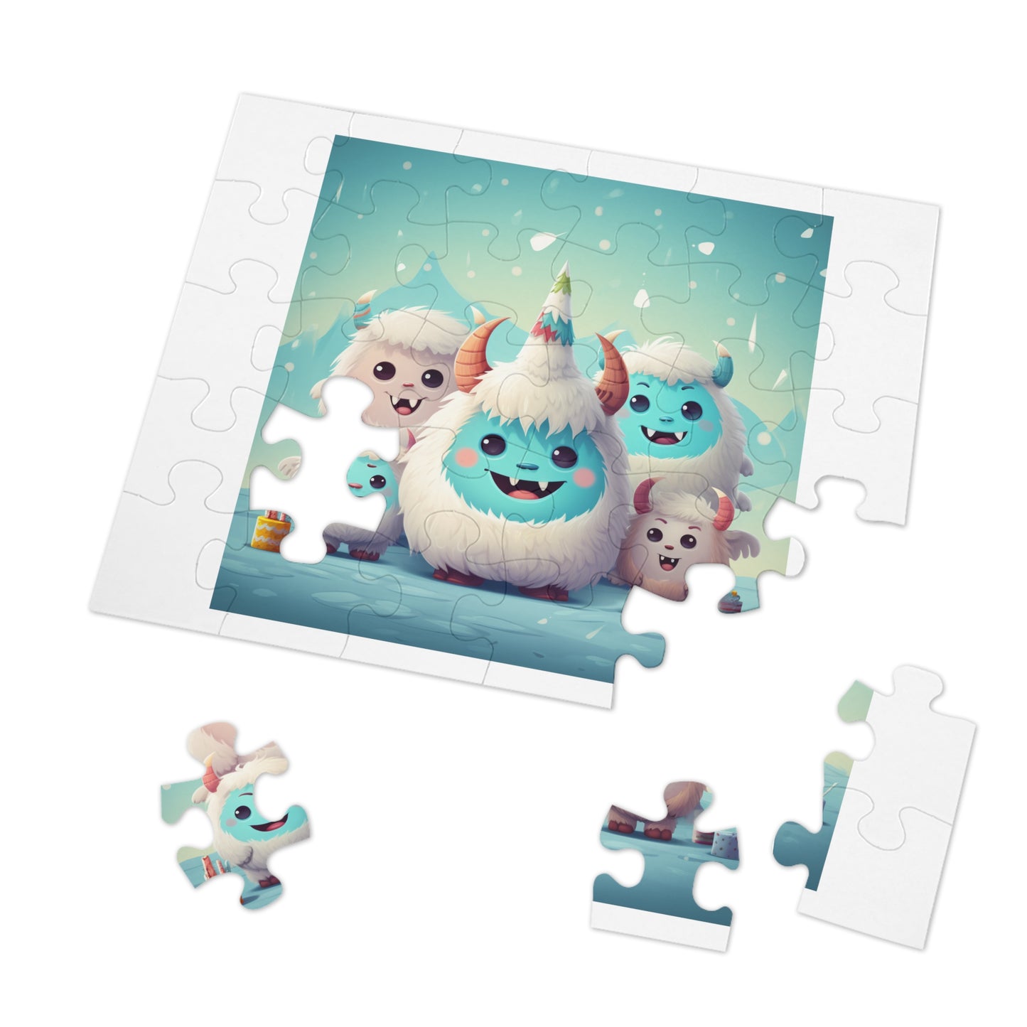 Jigsaw Puzzle (30, 110, 252, 500,1000-Piece) Yeti Kin Party 8