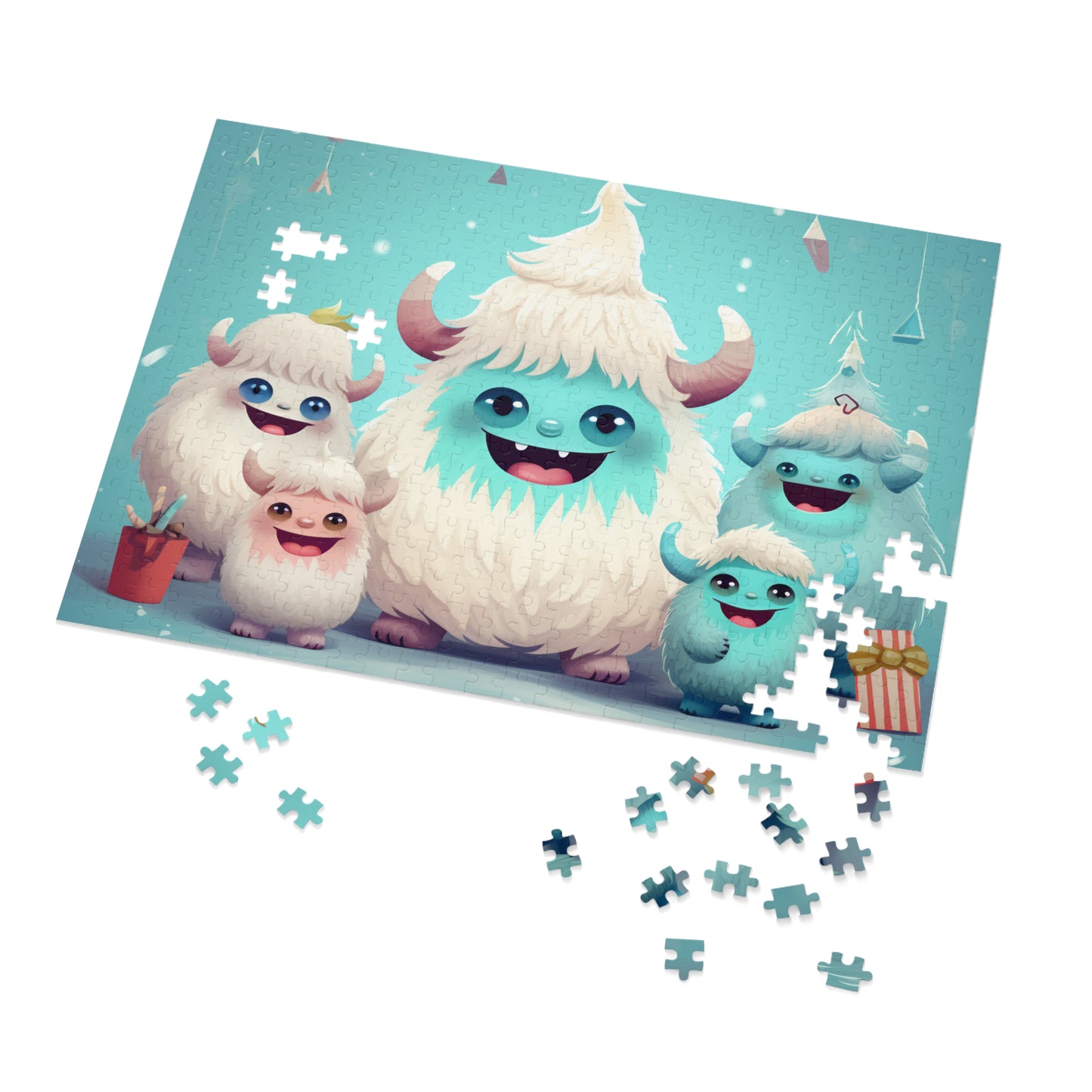 Jigsaw Puzzle (30, 110, 252, 500,1000-Piece) Yeti Kin Party 3