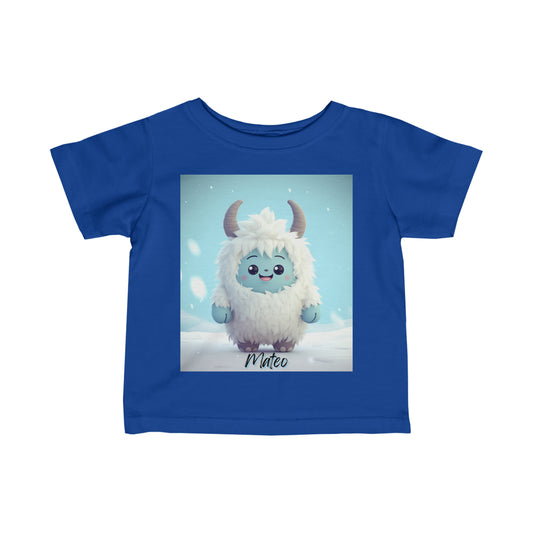 Infant Fine Jersey Tee Yeti Kin Mateo