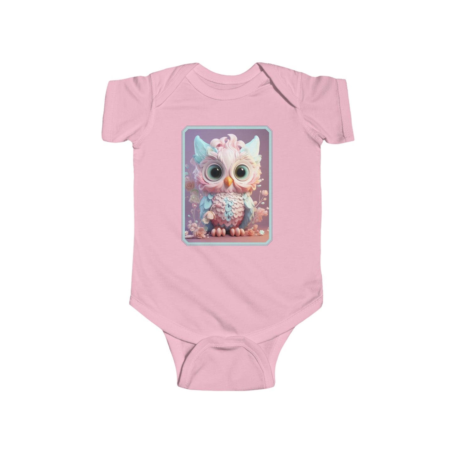 Infant Fine Jersey Bodysuit Owl 1