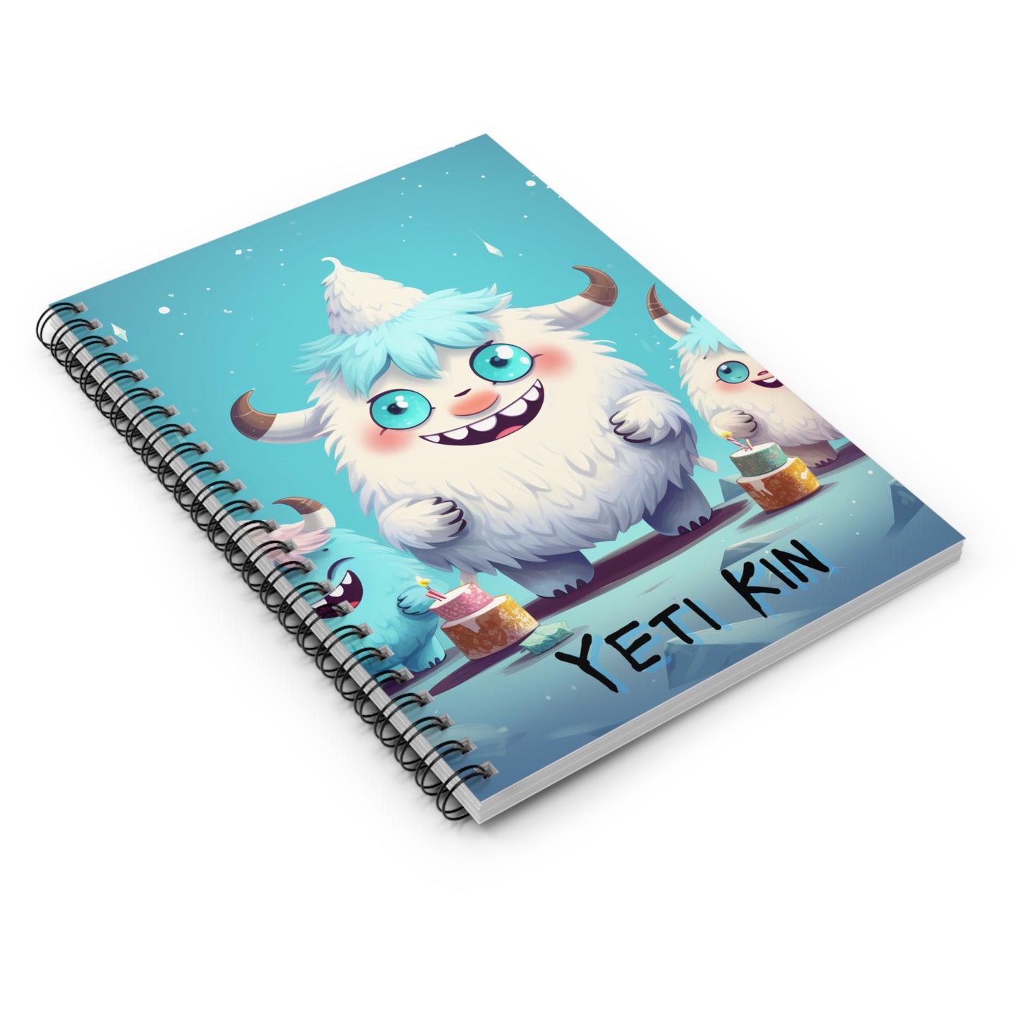 Spiral Notebook - Ruled Line Yeti Kin... Party 4