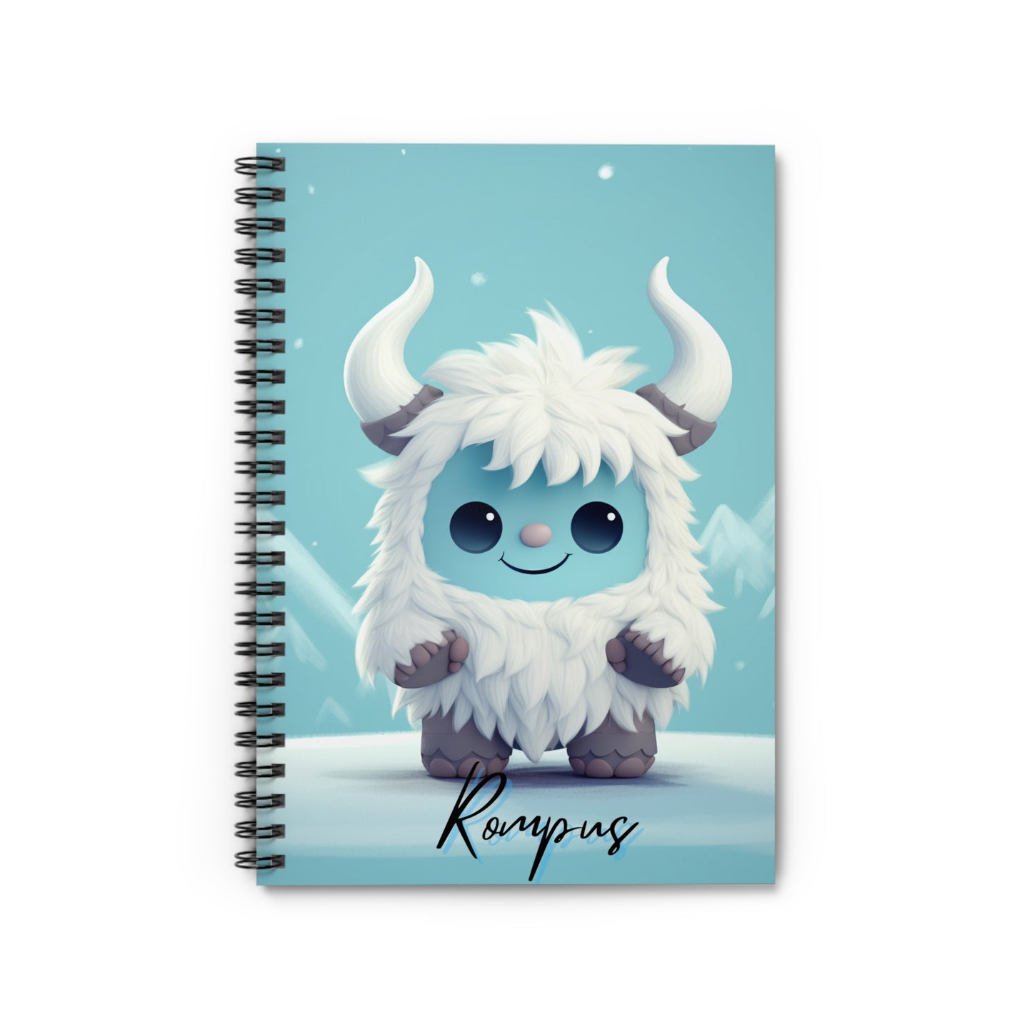 Spiral Notebook - Ruled Line Yeti Kin... Rompus