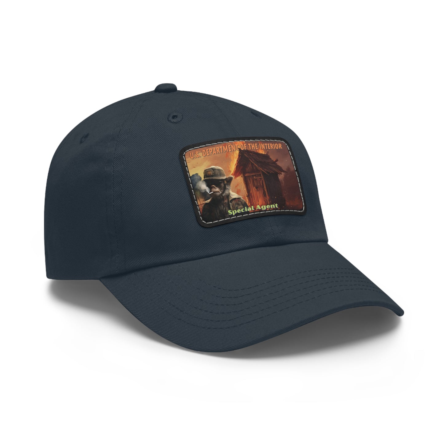 Dad Hat with Leather Patch (Rectangle) Department of the Interior Special Agent