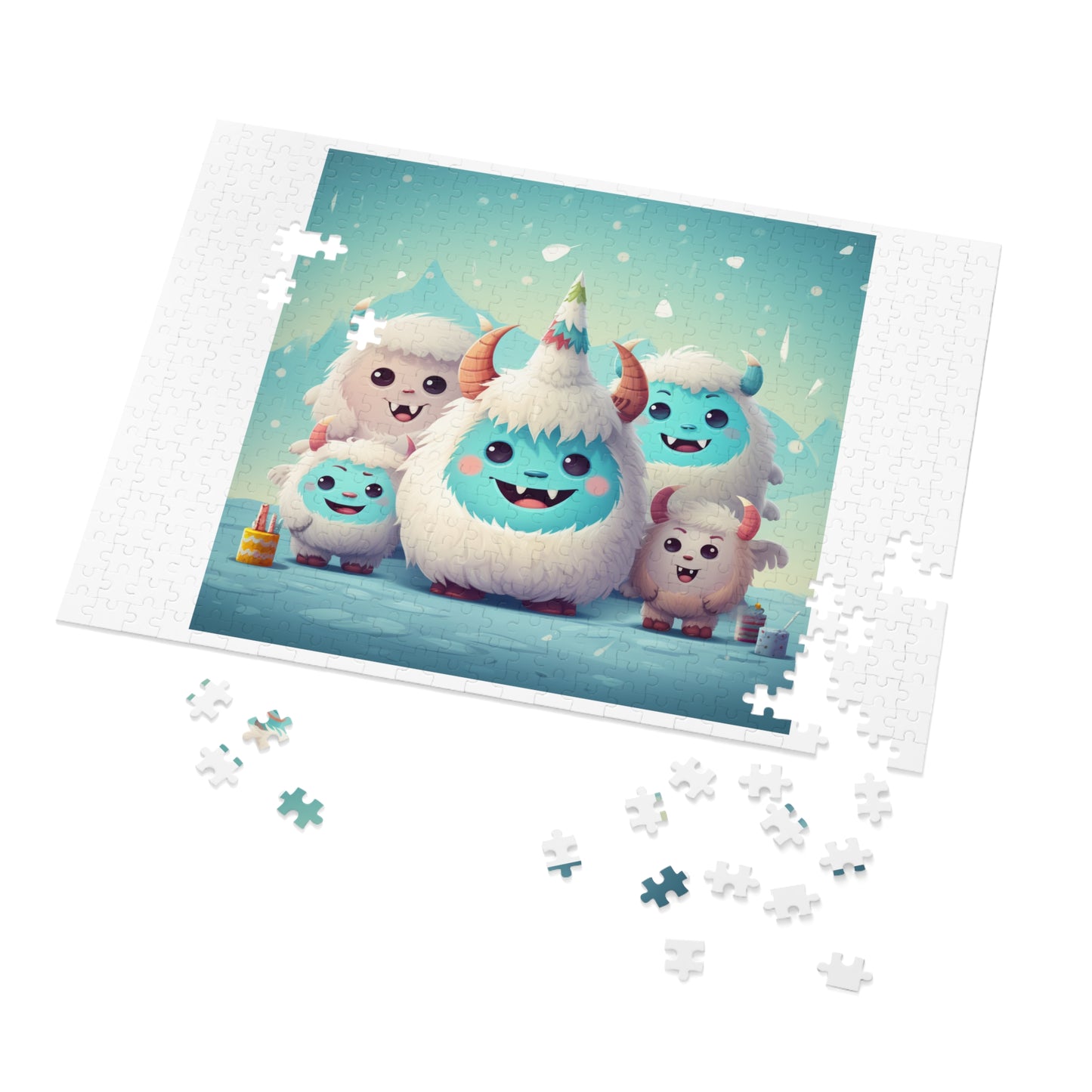 Jigsaw Puzzle (30, 110, 252, 500,1000-Piece) Yeti Kin Party 8