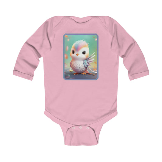 Infant Long Sleeve Bodysuit Hummingbird 3