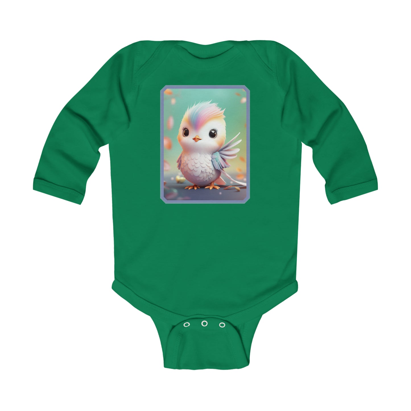 Infant Long Sleeve Bodysuit Hummingbird 3