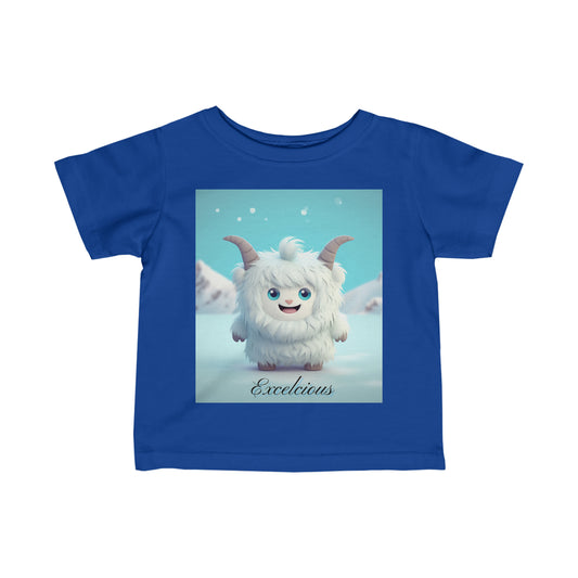 Infant Fine Jersey Tee Yeti Kin Excelcious