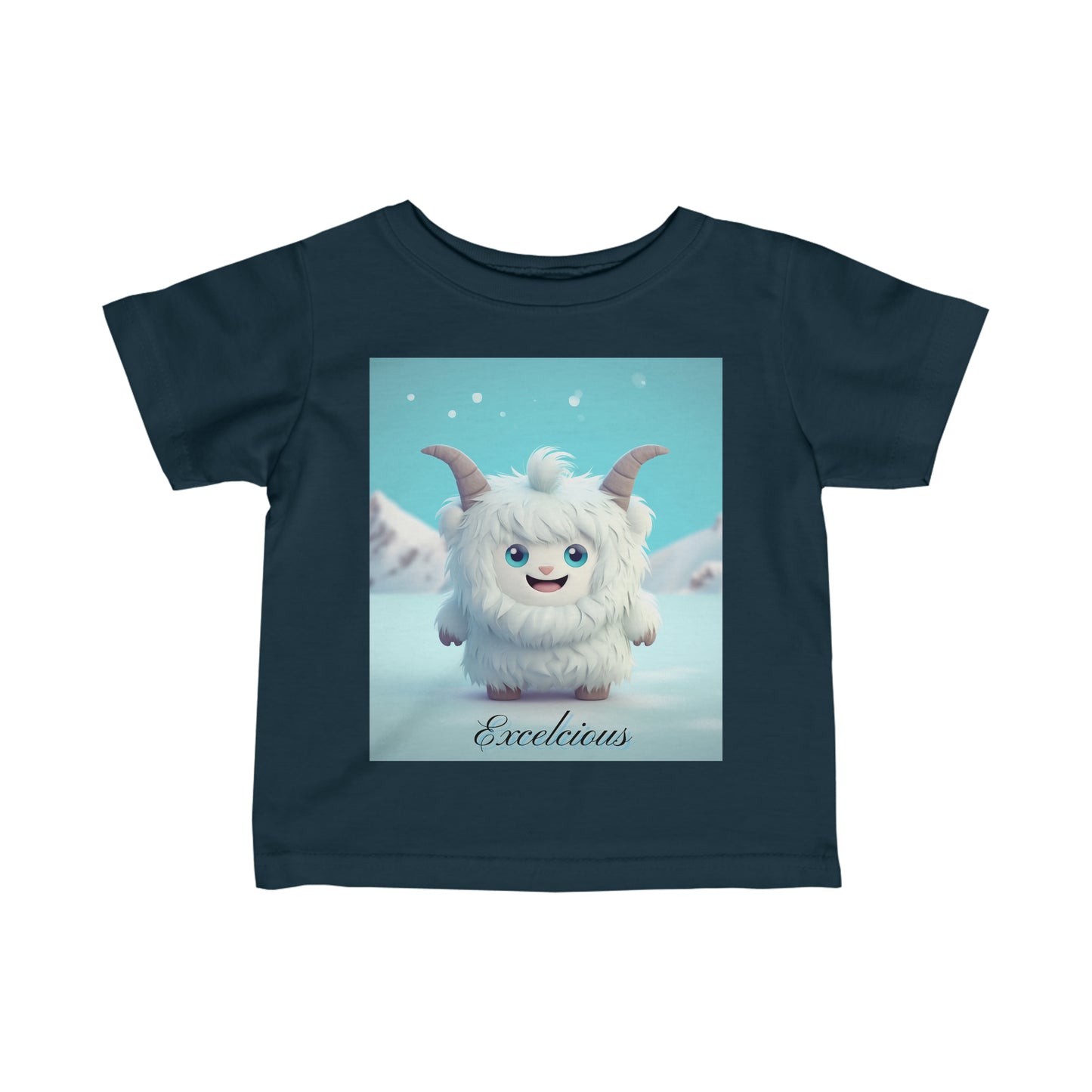 Infant Fine Jersey Tee Yeti Kin Excelcious