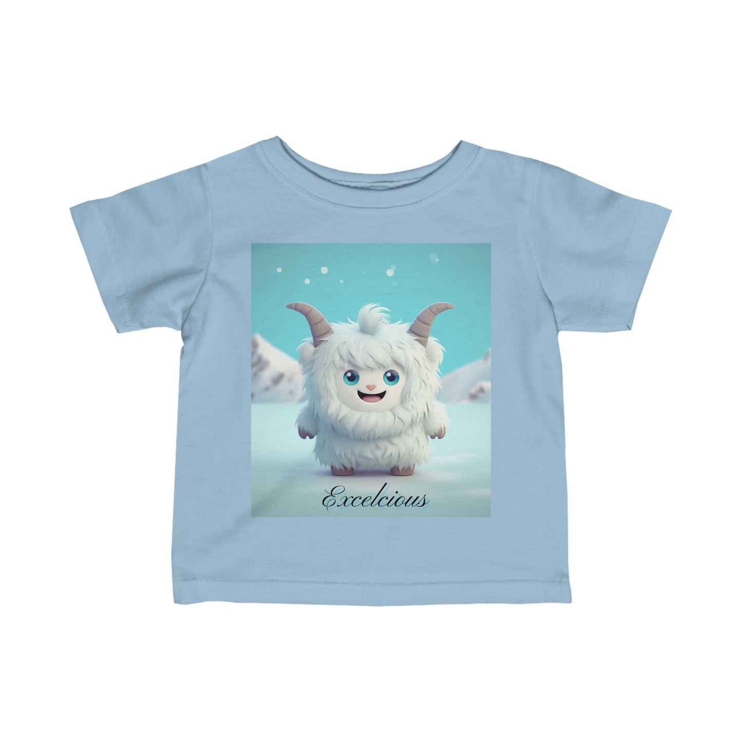 Infant Fine Jersey Tee Yeti Kin Excelcious