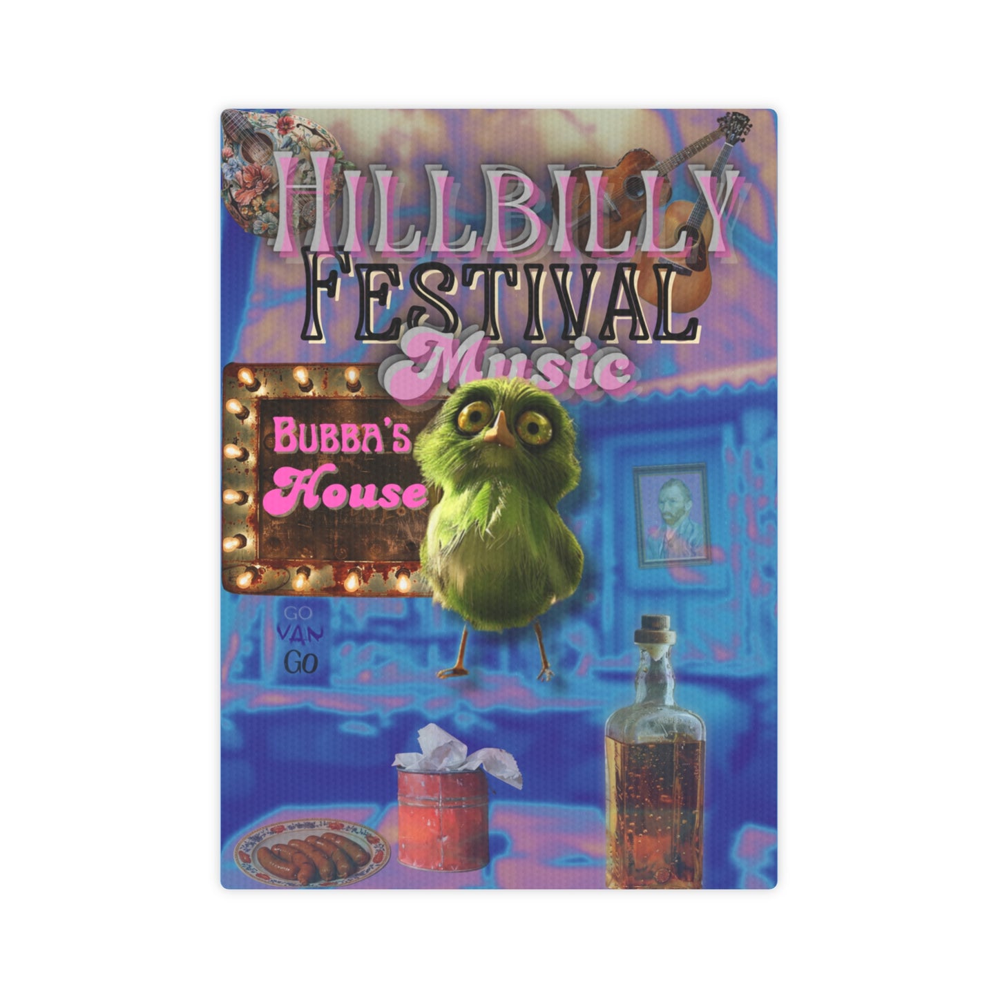 Hillbilly Music Festival at... Personalized Canvas Art