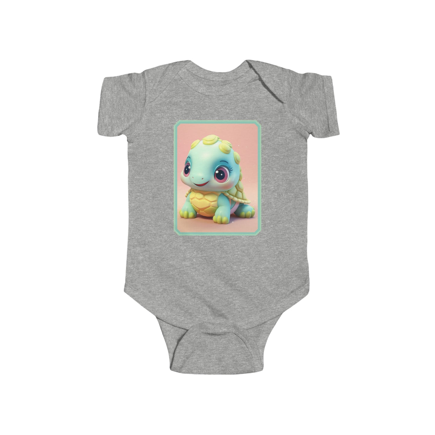 Body Infantil Punto Fino Tortuga 1