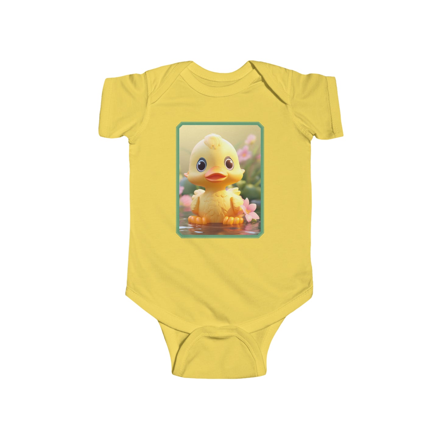 Infant Fine Jersey Bodysuit Duck 1