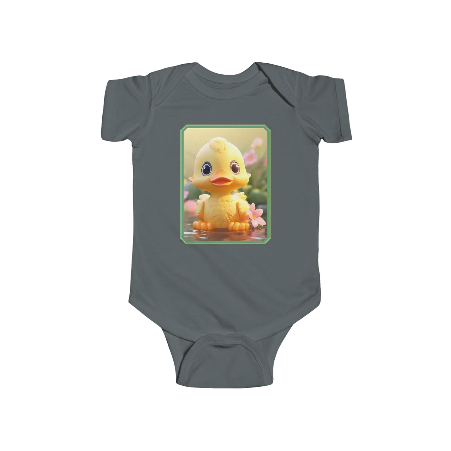 Infant Fine Jersey Bodysuit Duck 1