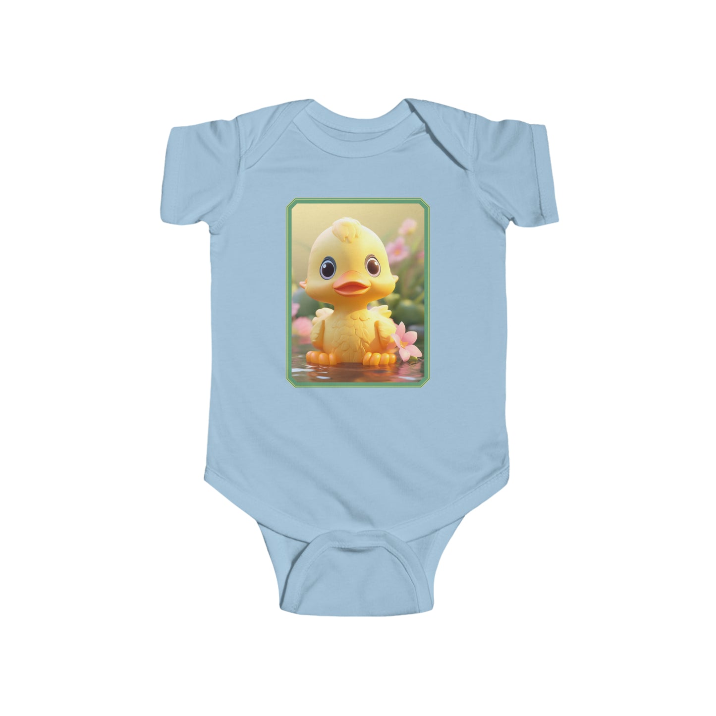 Infant Fine Jersey Bodysuit Duck 1