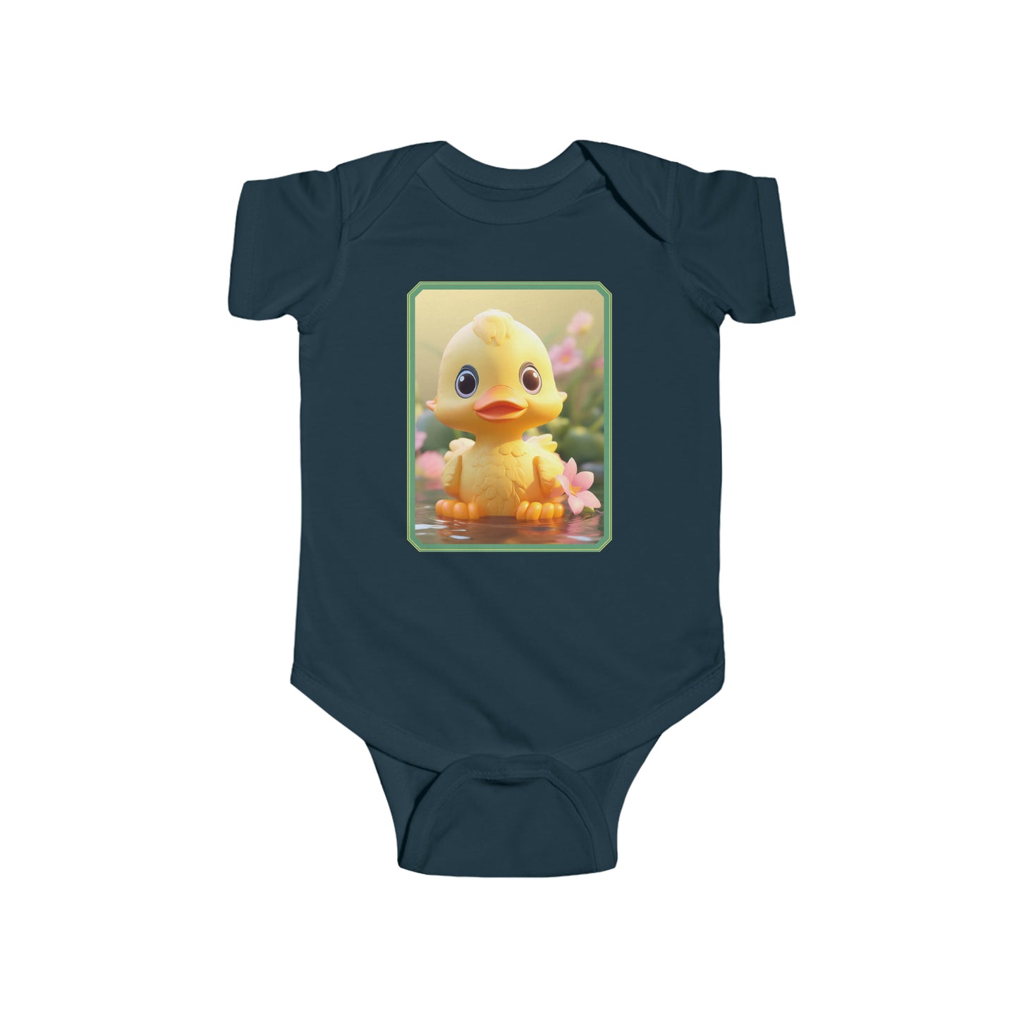 Infant Fine Jersey Bodysuit Duck 1