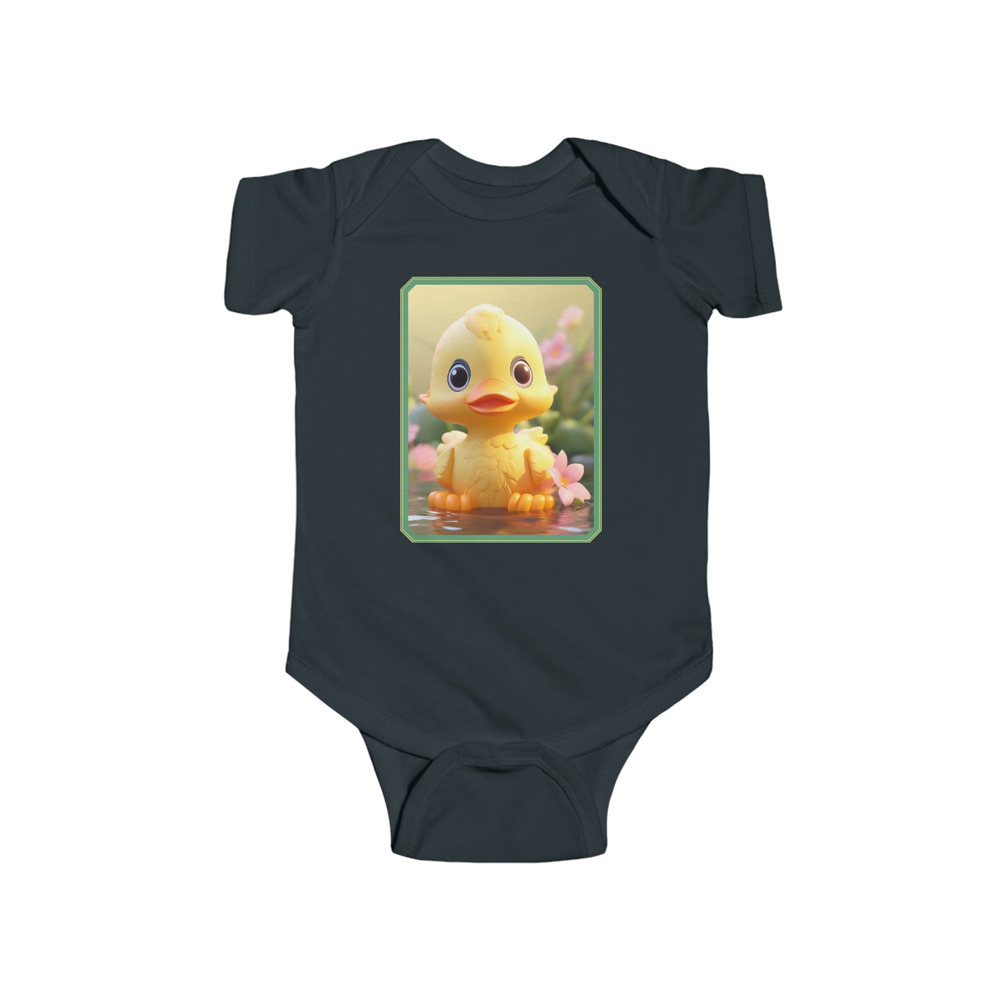 Infant Fine Jersey Bodysuit Duck 1