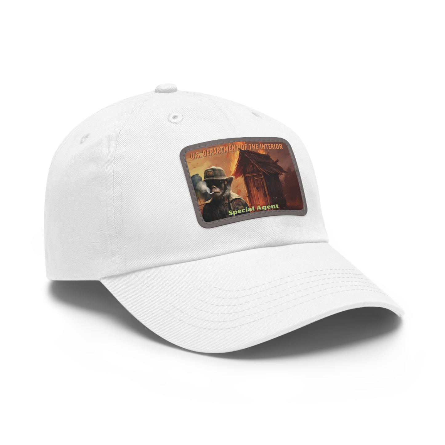 Dad Hat with Leather Patch (Rectangle) Department of the Interior Special Agent