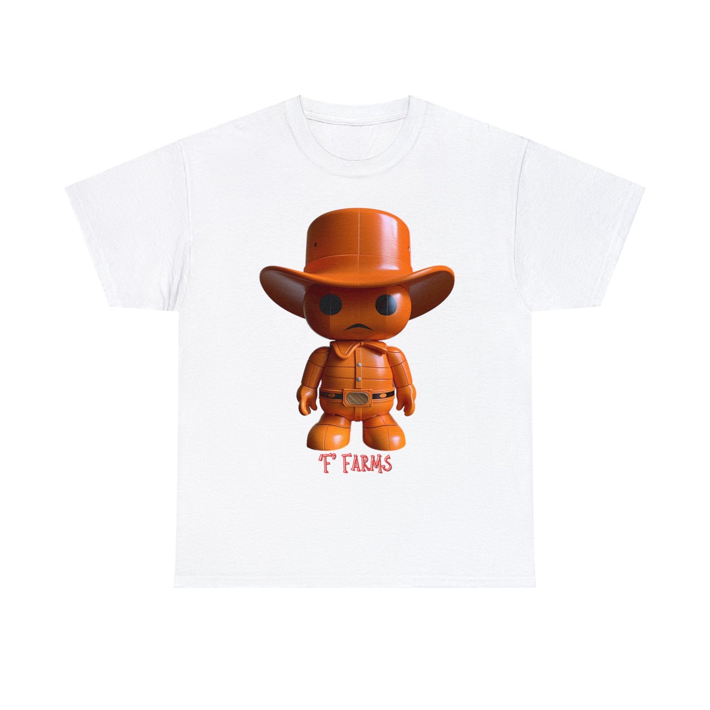 Unisex Heavy Cotton Tee F Farms Cowboy