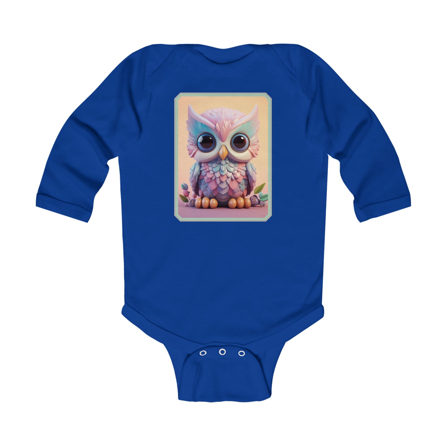 Infant Long Sleeve Bodysuit Owl 3