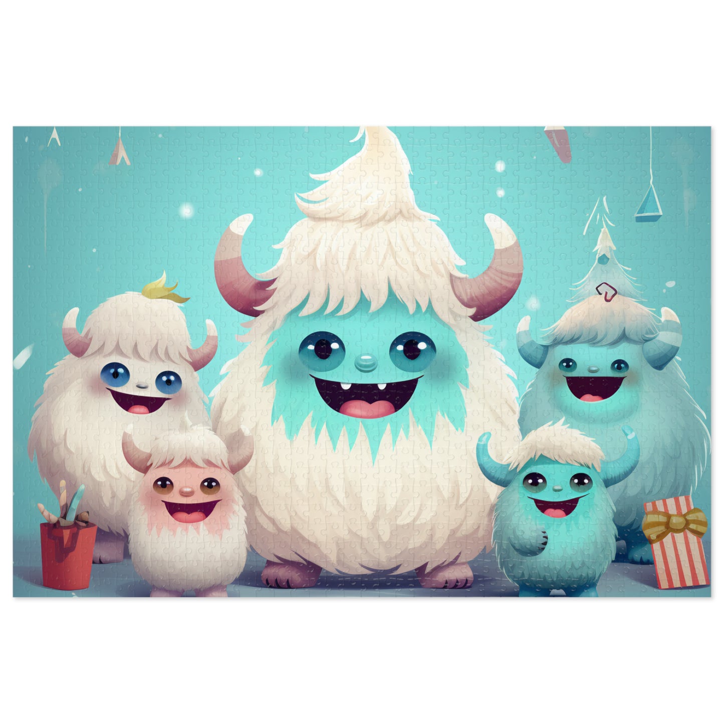 Jigsaw Puzzle (30, 110, 252, 500,1000-Piece) Yeti Kin Party 3