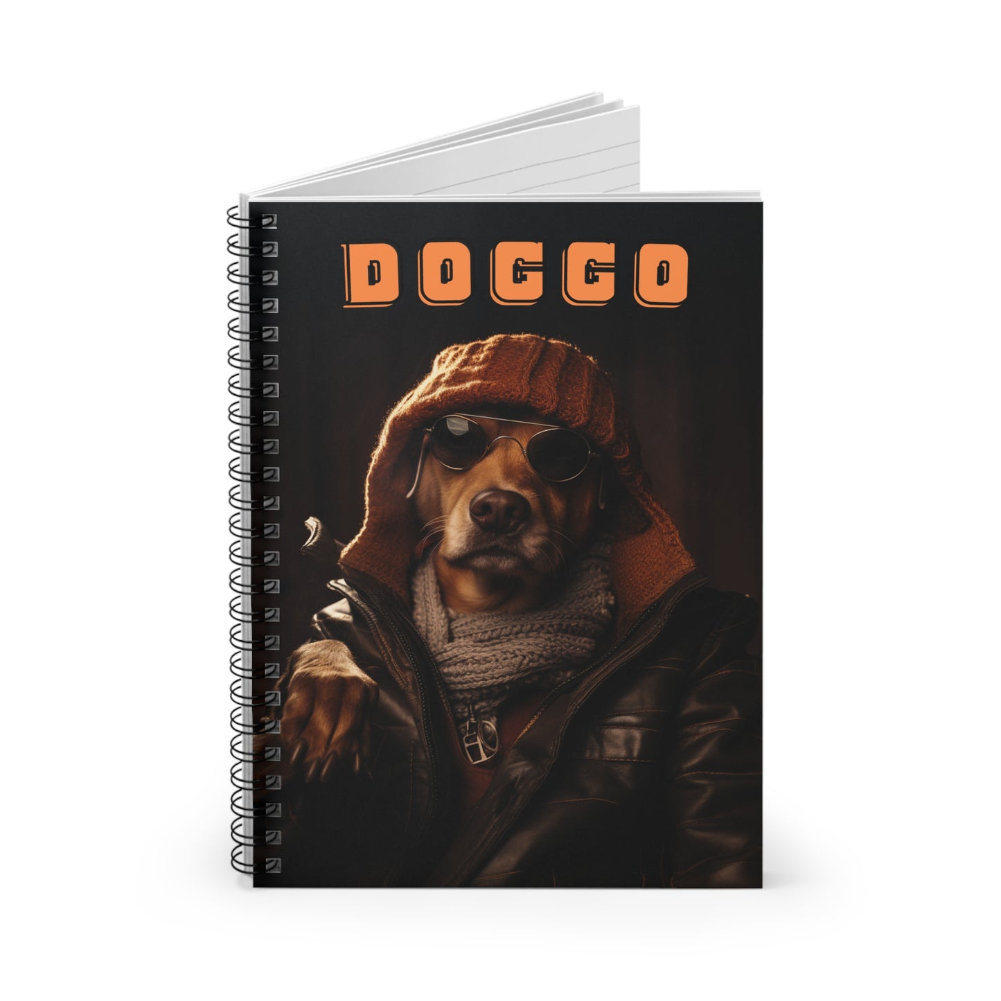 Spiral Notebook - Ruled Line Doggo