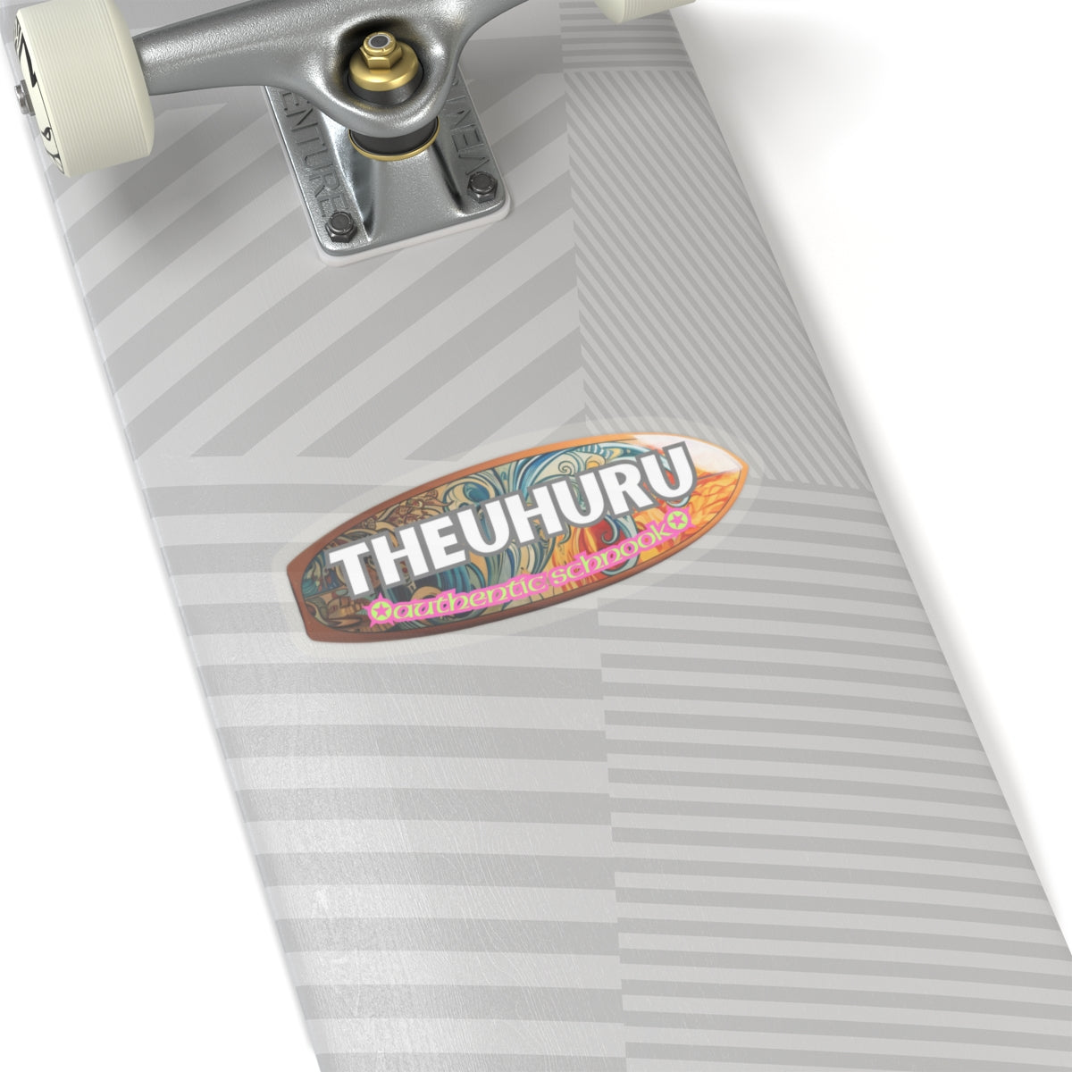 TheUhuru Schnook Surfboard Kiss-Cut Sticker