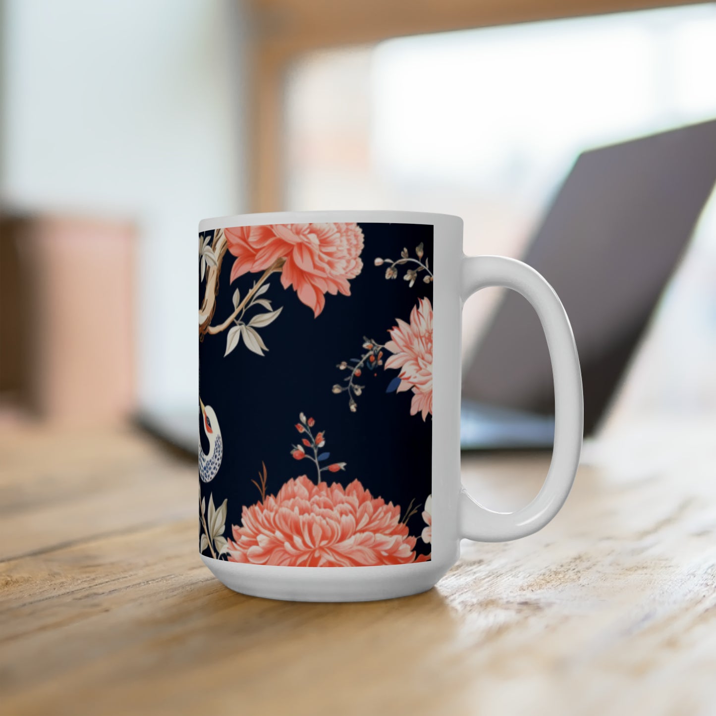 Ceramic Mug 15oz Floral 27