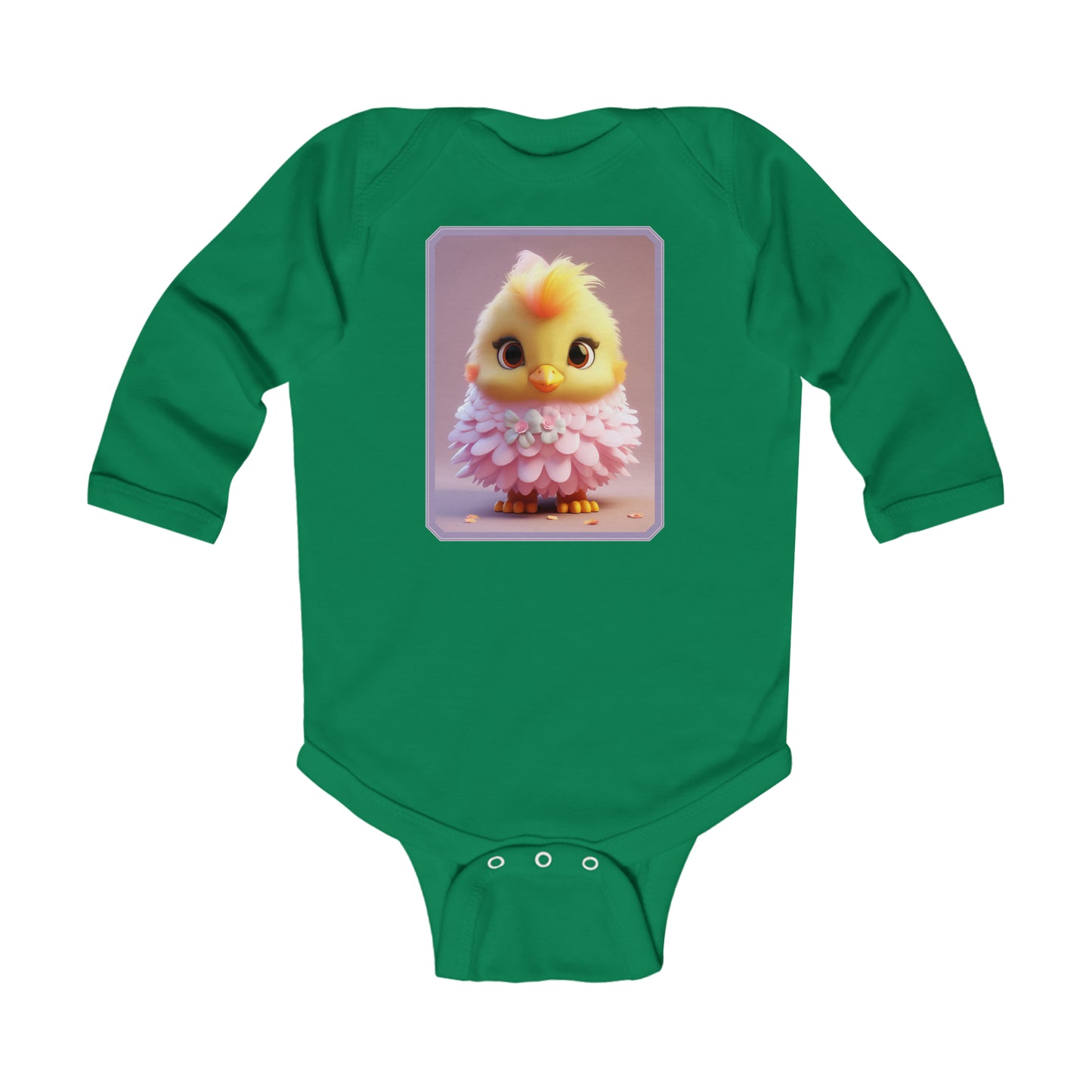 Body Infantil Manga Larga Pollo 3 