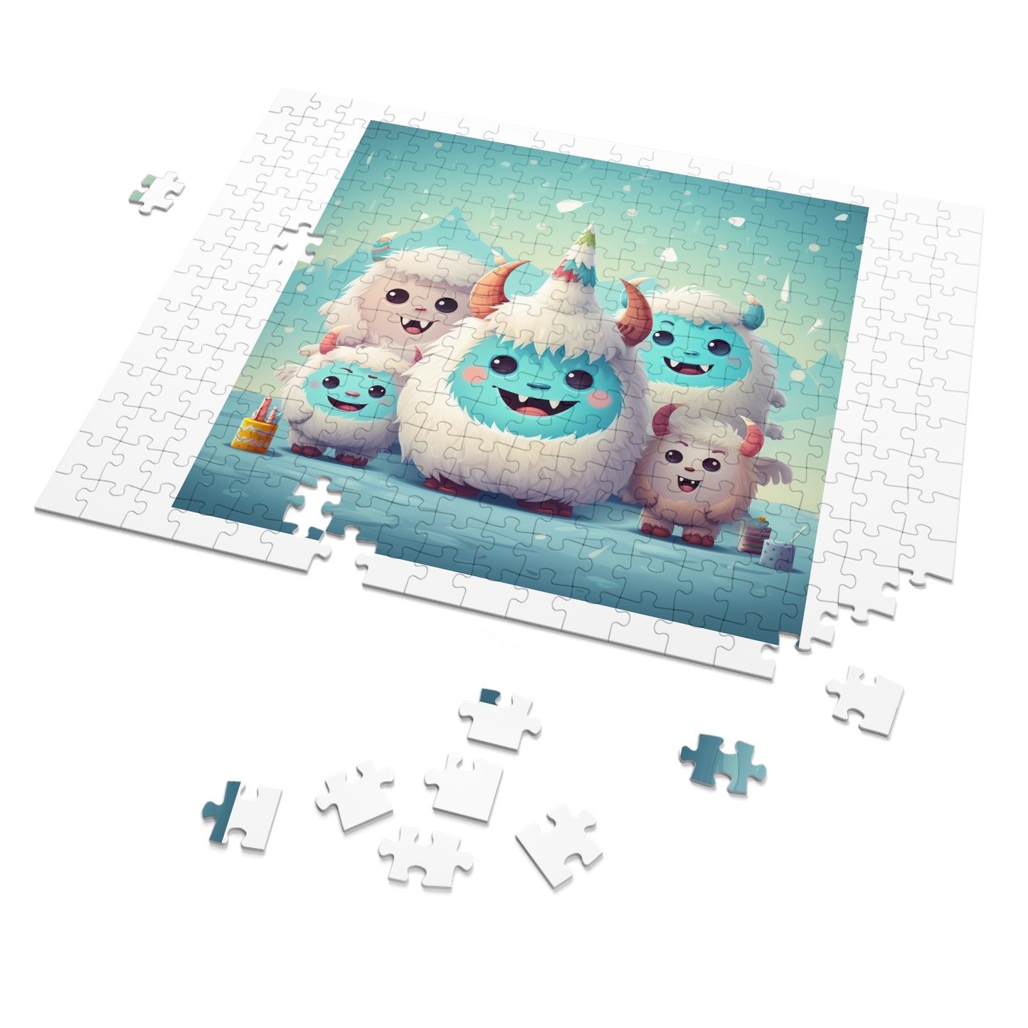 Jigsaw Puzzle (30, 110, 252, 500,1000-Piece) Yeti Kin Party 8