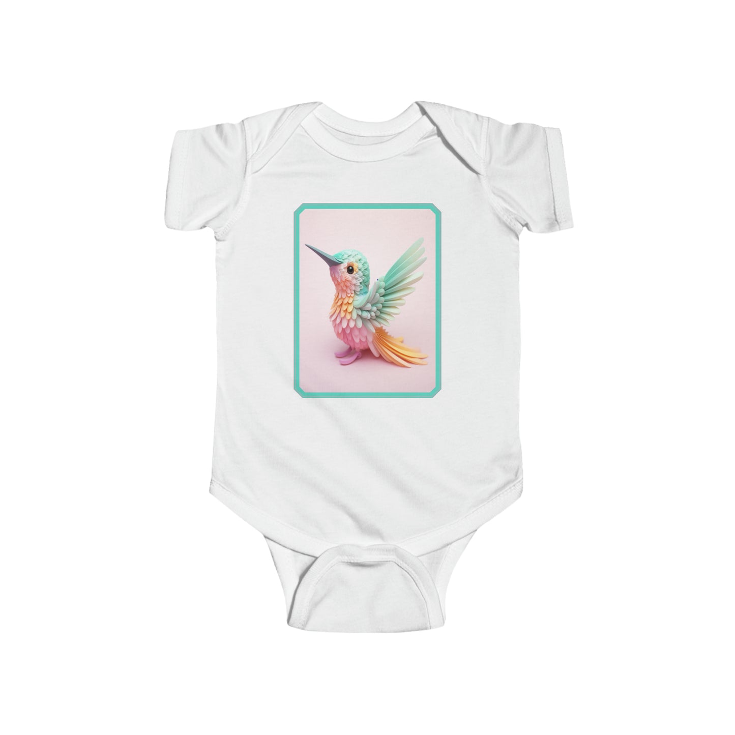 Infant Fine Jersey Bodysuit Hummingbird 2