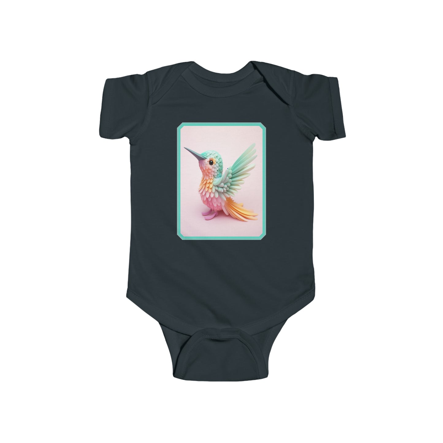 Infant Fine Jersey Bodysuit Hummingbird 2