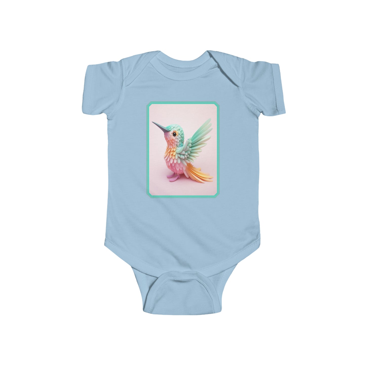 Infant Fine Jersey Bodysuit Hummingbird 2