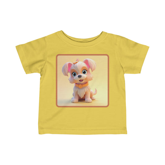 Camiseta Infantil Punto Fino Perro 3