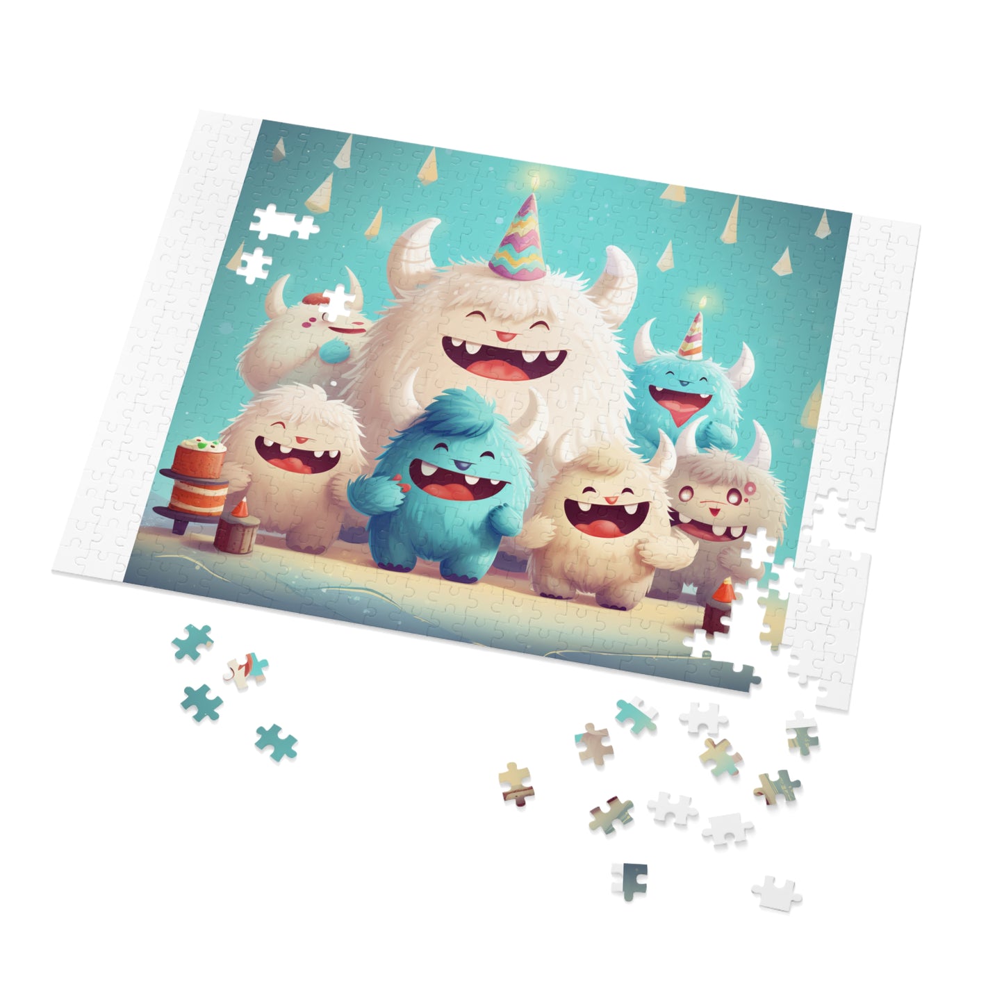 Jigsaw Puzzle (30, 110, 252, 500,1000-Piece) Yeti Kin Party 9