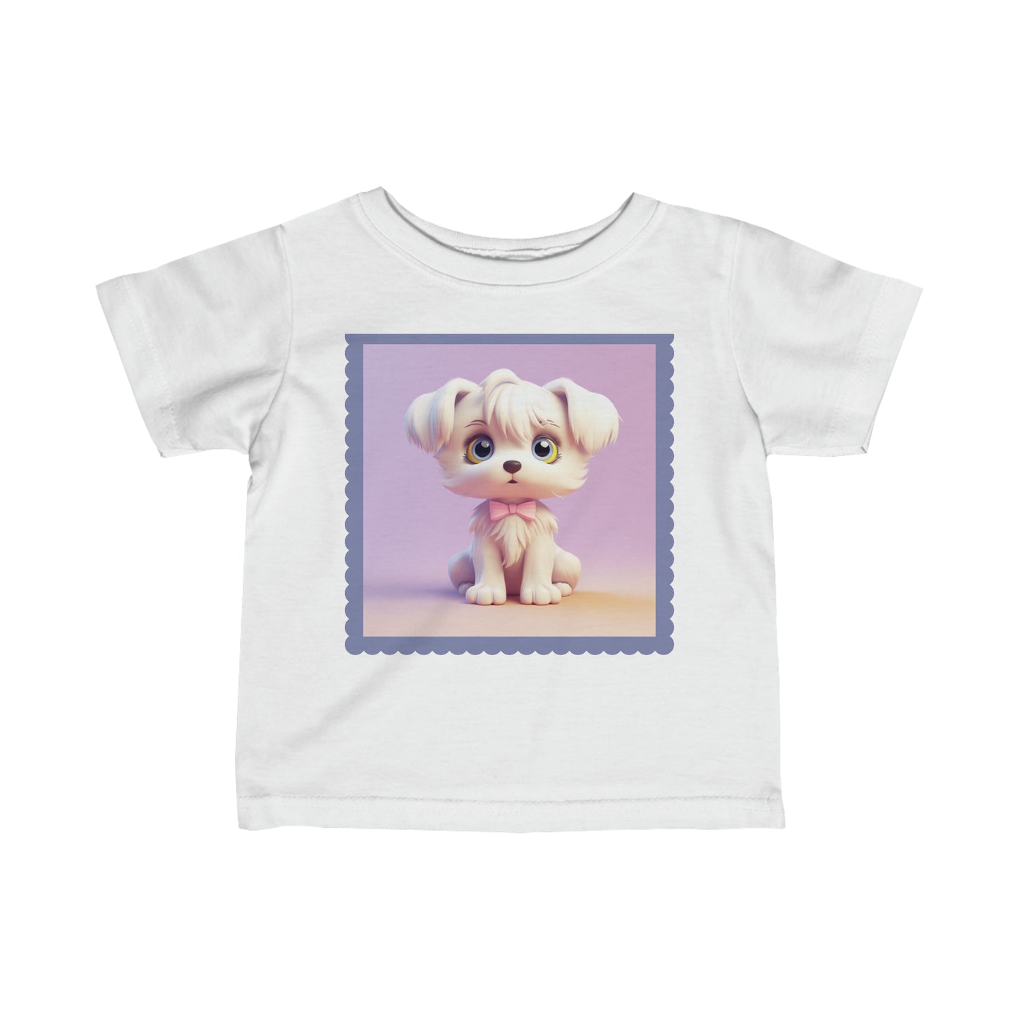 Camiseta Infantil Punto Fino Perro 4 