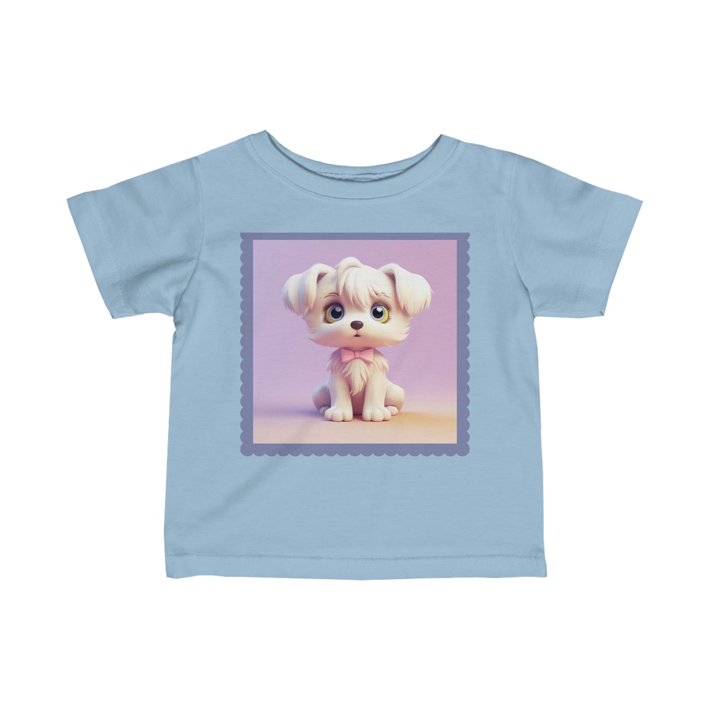 Camiseta Infantil Punto Fino Perro 4 