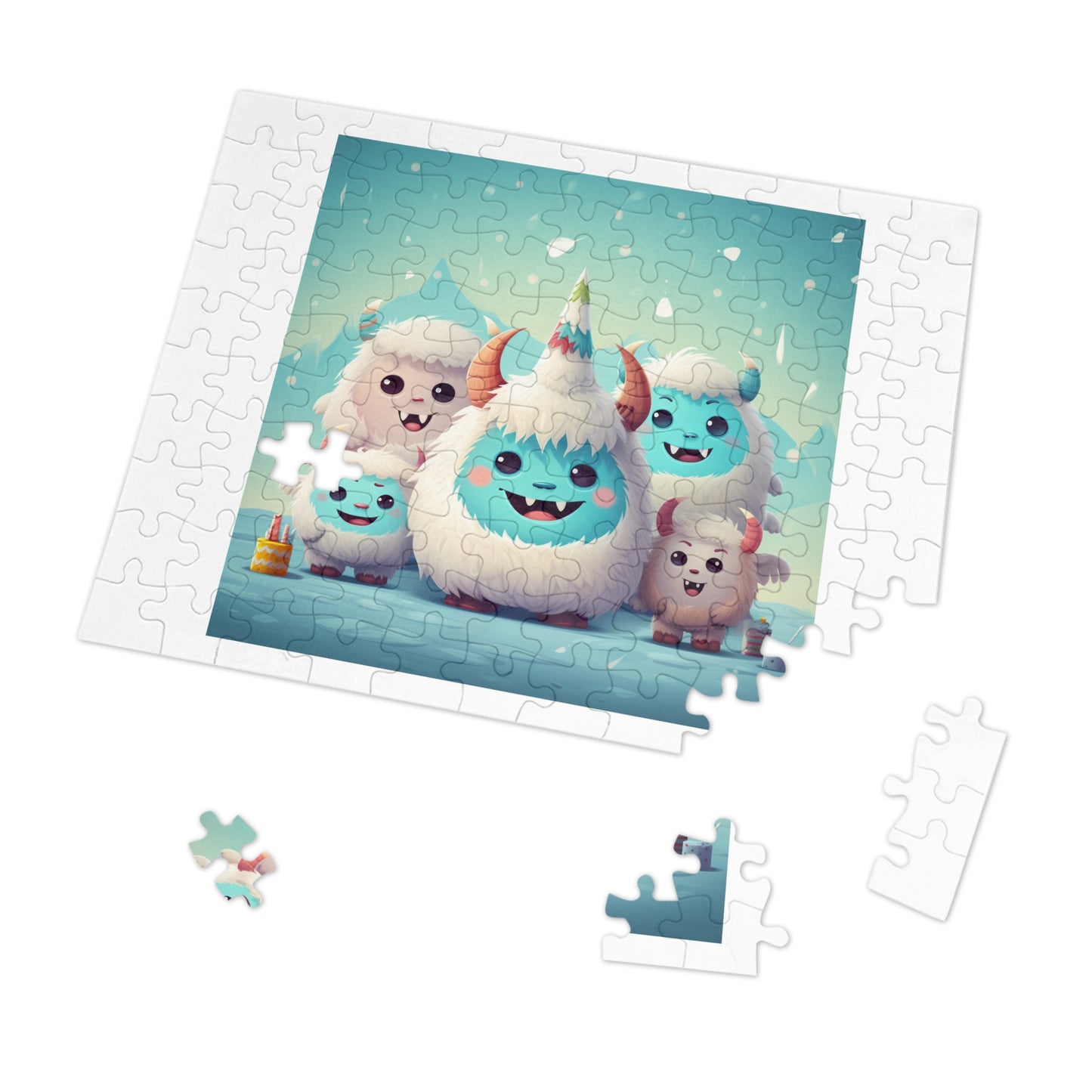 Jigsaw Puzzle (30, 110, 252, 500,1000-Piece) Yeti Kin Party 8