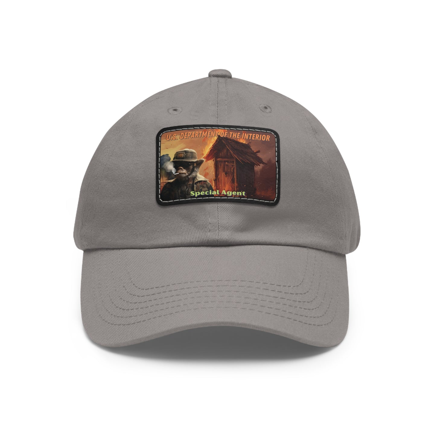 Dad Hat with Leather Patch (Rectangle) Department of the Interior Special Agent